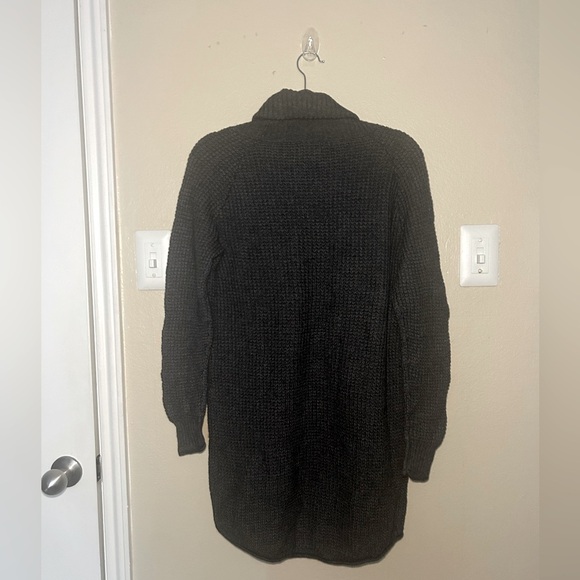 Nice!! TOAD & CO Chelsea Turtleneck Tunic Gray Sweater Dress, Size M - Picture 2 of 11